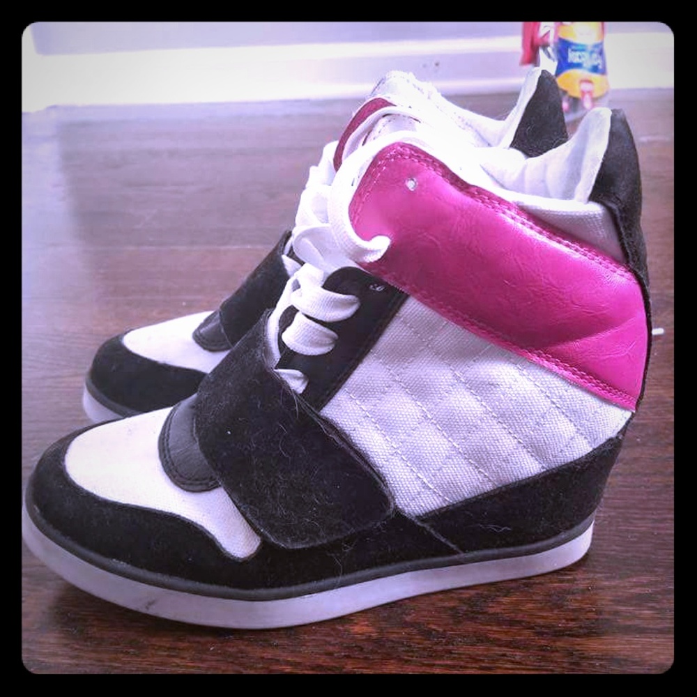 High Heel Tennis Shoes